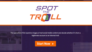 Spot the troll homepage picture to linkout