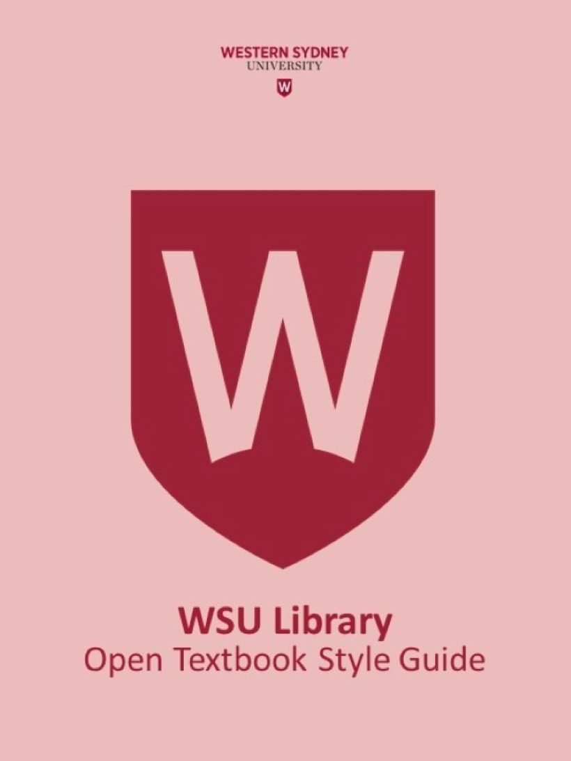 Cover image for WSU Library Open Textbook Style Guide